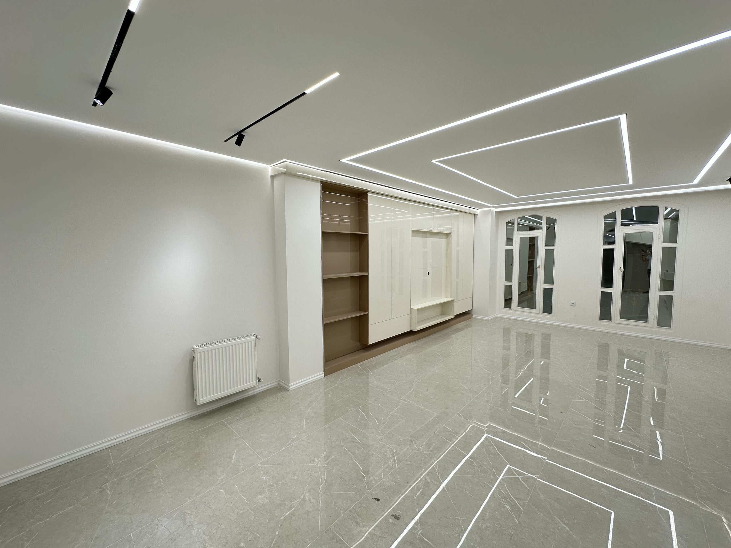 بازسازی واحد 75 متری سعادت اباد سالن 01 بعد